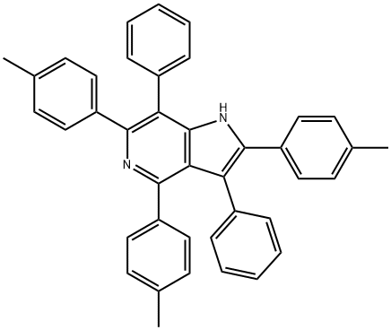 3,7-DIPHENYL-2,4,6-TRIP-TOLYL-1H-PYRROLO[3,2-C]PYRIDINE Structure