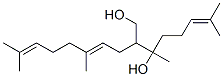 2-(3,7-Dimethylocta-2,6-dienyl)-3,7-dimethyl-6-octene-1,3-diol 구조식 이미지