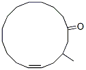 3-methyl-5-cyclohexadecen-1-one  구조식 이미지