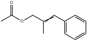 아세트산2-메틸-3-페닐-2-프로페닐에스테르 구조식 이미지