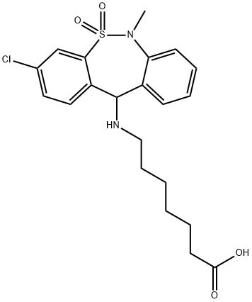 Tianeptine Structure