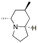 인돌리진,옥타히드로-5,7-디메틸-,(5R,7R,8aR)-(9CI) 구조식 이미지