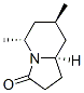 3(2H)-Indolizinone,hexahydro-5,7-dimethyl-,(5R,7R,8aR)-(9CI) 구조식 이미지