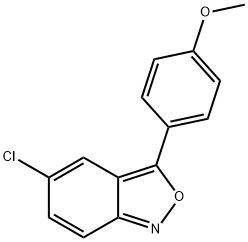5-클로로-3-(4-메톡시페닐)벤조[c]이속사졸 구조식 이미지