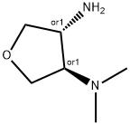 3,4-Furandiamine,tetrahydro-N,N-dimethyl-,(3R,4R)-rel-(9CI) Structure