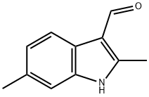 2,6-DIMETHYL-1H-INDOLE-3-CARBALDEHYDE 구조식 이미지