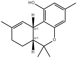 6(6AR,10AS)-REL-A,7,8,10A-TETRAHYDRO-3,6,6,9-TETRAMETHYL-6H-DIBENZO[B,D]PYRAN-1-OL 구조식 이미지