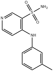 4-(3'-Methylphenyl)amino-3-pyridinesulfonamide Structure
