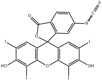 ERYTHROSIN B ISOTHIOCYANATE, ISOMER II Structure