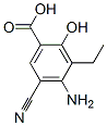 Benzoic acid, 4-amino-5-cyano-3-ethyl-2-hydroxy- (9CI) Structure