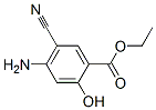 ethyl 4-amino-5-cyanosalicylate 구조식 이미지