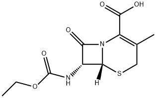 N-에톡시카르보닐7-ADCA 구조식 이미지