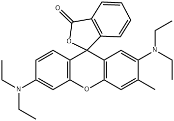 2',6'-bis(diethylamino)spiro[isobenzofuran-1(3H),9'-[9H]xanthene]-3-one Structure