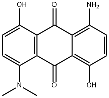 1-Амино-5-(диметиламино)-4,8-дигидрокси-9,10-антрацендион структурированное изображение