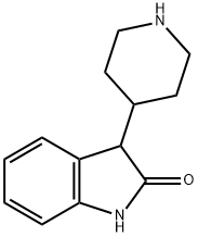 3-(피페리딘-4-일)인돌린-2-온 구조식 이미지