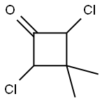시클로부타논,2,4-디클로로-3,3-디메틸- 구조식 이미지