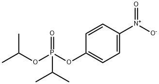 Isopropylphosphonic acid isopropyl p-nitrophenyl ester Structure