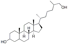 cholestane-3,27-diol Structure