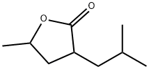 Dihydro-5-methyl-3-(2-methylpropyl)-2(3H)-furanone Structure