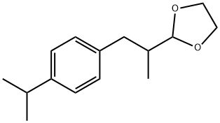 2-[2-[4-isopropylphenyl]-1-methylethyl]-1,3-dioxolane 구조식 이미지