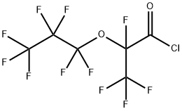 TETRAFLUORO-2-(HEPTAFLUORO-1-PROPOXY)PROPANOYL CHLORIDE Structure