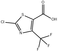 2-CHLORO-4-(TRIFLUOROMETHYL)THIAZOLE-5-CARBOXYLIC ACID Structure