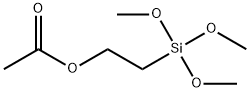 ACETOXYETHYL TRIMETHOXYSILANE 구조식 이미지