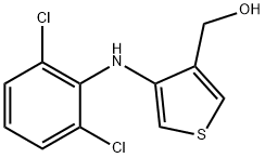 4-(2,6-Dichloroanilino)-3-thiopheneMethanol Structure