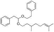 [2-[1-[(3,7-dimethyl-6-octenyl)oxy]-2-phenylethoxy]ethyl]-benzene Structure