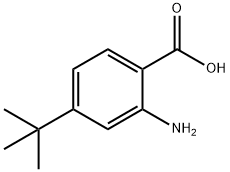 Anthranilic acid, 4-tert-butyl- (5CI) 구조식 이미지