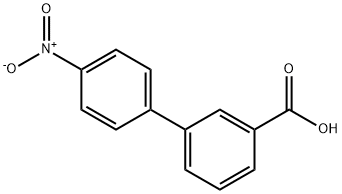 4'-Nitro-3-biphenylcarboxylic acid Structure