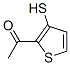 Ethanone, 1-(3-mercapto-2-thienyl)- (9CI) Structure