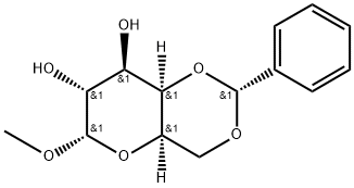 Methyl 4,6-O-benzylidene-a-D-galactopyranoside Structure