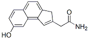 2-(carbamylmethyl)-8-hydroxy-3H-cyclopenta(a)naphthalene 구조식 이미지