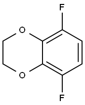 5,8-DIFLUORO-1,4-BENZODIXAN) Structure