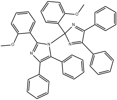 4,5-dihydro-2-(2-methoxyphenyl)-1-[2-(2-methoxyphenyl)-4,5-diphenyl-2H-imidazol-2-yl]-1H-imidazole 구조식 이미지