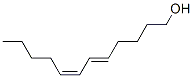 (5E,7Z)-5,7-Dodecadien-1-ol Structure