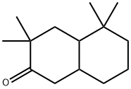 octahydro-3,3,5,5-tetramethylnaphthalene-2(1H)-one Structure