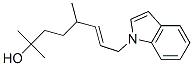 8-(1H-Indol-1-yl)-2,5-dimethyl-6-octen-2-ol 구조식 이미지