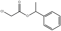 2-클로로아세트산1-페닐에틸에스테르 구조식 이미지
