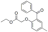2-벤조일-4-메틸페닐옥시아세트산에틸에스테르 구조식 이미지
