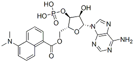(5-(디메틸아미노)-1-나프토일)아데노신모노포스페이트 구조식 이미지