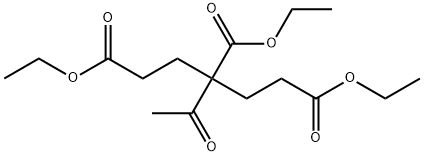TRIETHYL 3-ACETYLPENTANE-1,3,5-TRICARBOXYLATE Structure