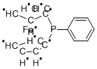 1 1'-BIS(PHENYLPHOSPHINIDENE)FERROCENE Structure