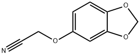 (1,3-BENZODIOXOL-5-YLOXY)ACETONITRILE Structure