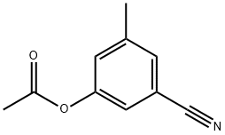 Benzonitrile, 3-(acetyloxy)-5-methyl- (9CI) Structure