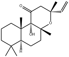 9ALPHA-HYDROXY-8,13-EPOXY-LABD-14-EN-11-ONE Structure