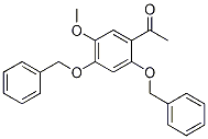 1-[5-메톡시-2,4-비스(페닐메톡시)페닐]-에타논 구조식 이미지
