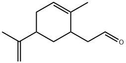 2-methyl-5-(1-methylvinyl)-2-cyclohexene-1-acetaldehyde Structure