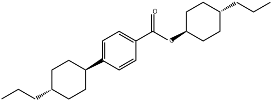 4-propylcyclohexyl [trans(trans)]-4-(4-propylcyclohexyl)benzoate Structure